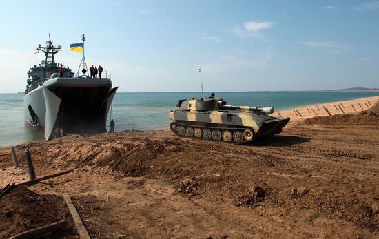 Учения "Морской узел-2008" в Крыму