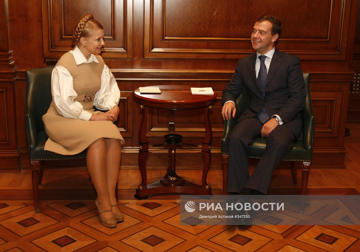 Встреча президента России с премьер-министром Украины