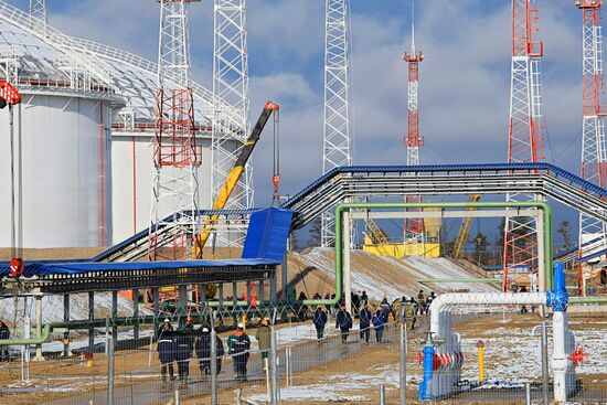 Ввод в эксплуатацию участка Восточного нефтепровода в Якутии