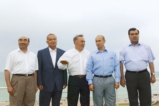 А.Акаев, И.Каримов, Н.Назарбаев, В.Путин