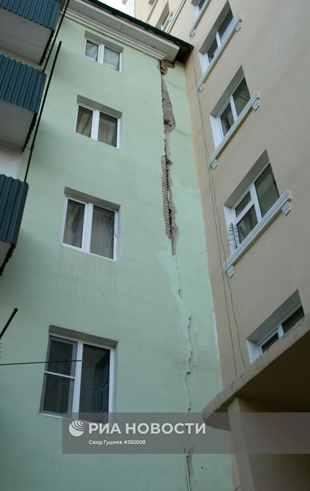 Землетрясение в Чечне
