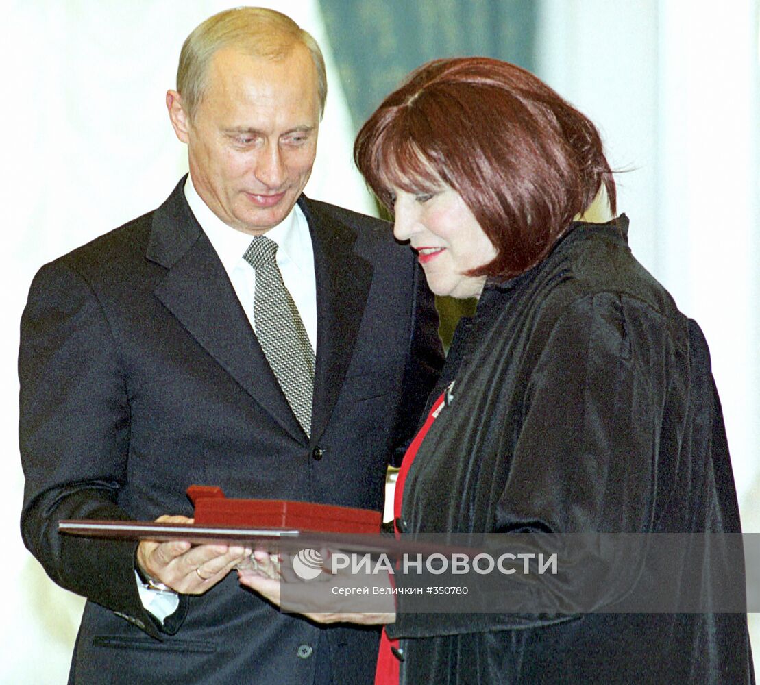 В.Путин и Н.Мордюкова