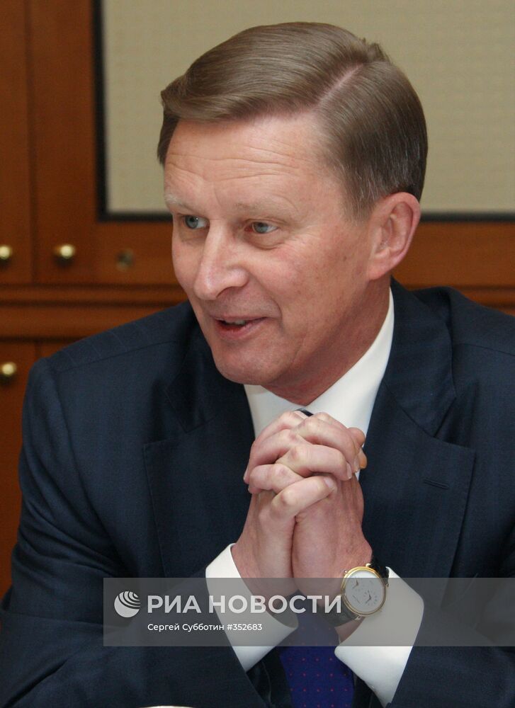 Вице-премьер правительства РФ Сергей Иванов