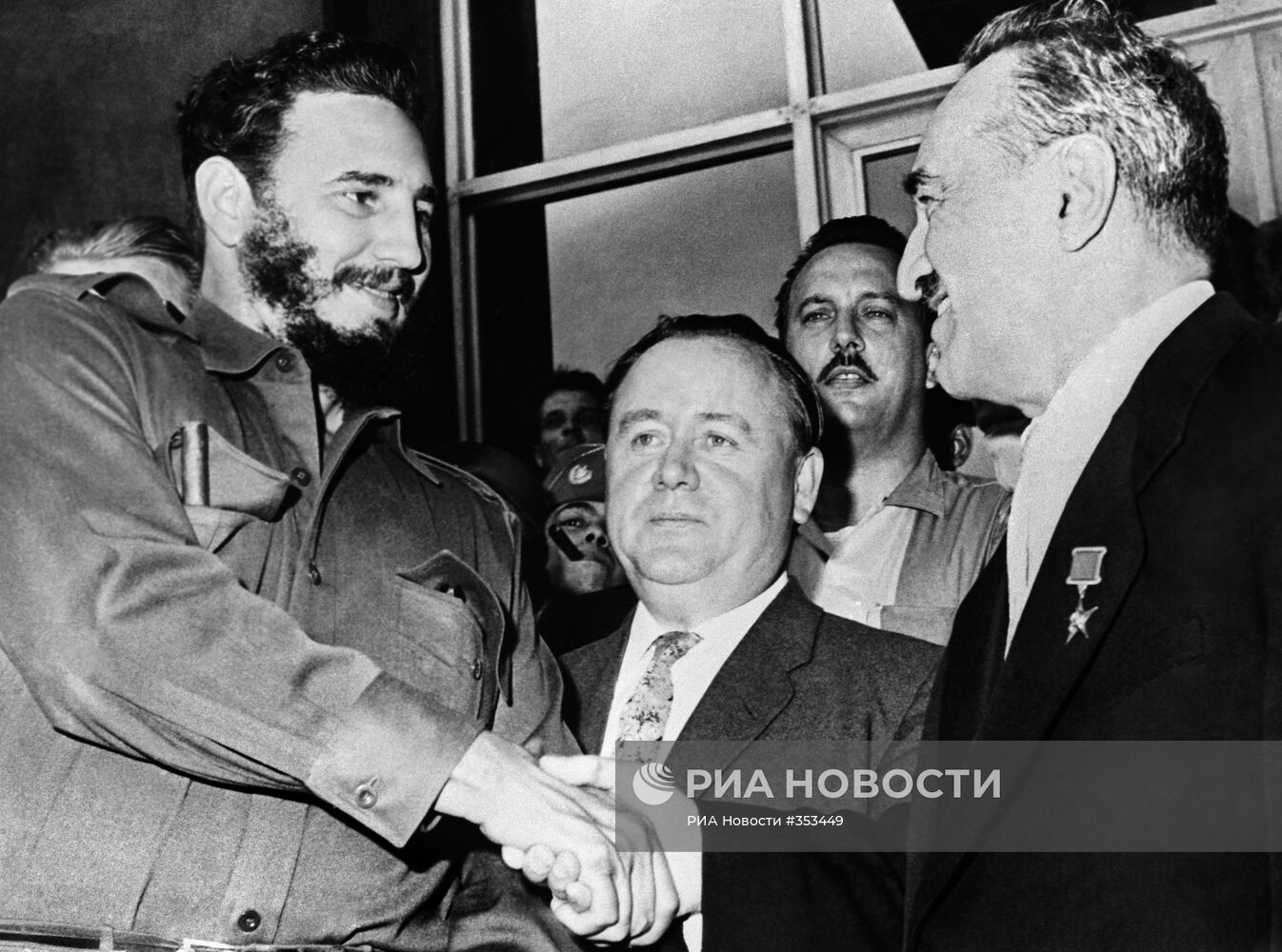 Визит советской делегации в Республику Куба