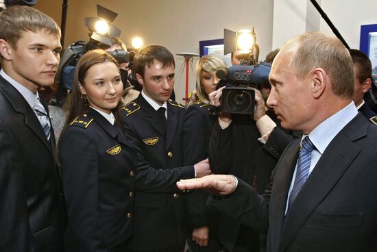 Владимир Путин в Новосибирске