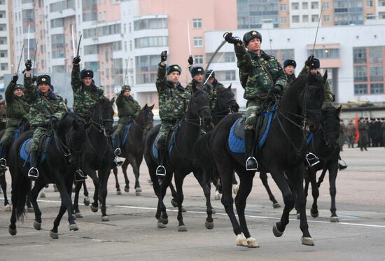 На Ходынском поле прошла репетиция парада