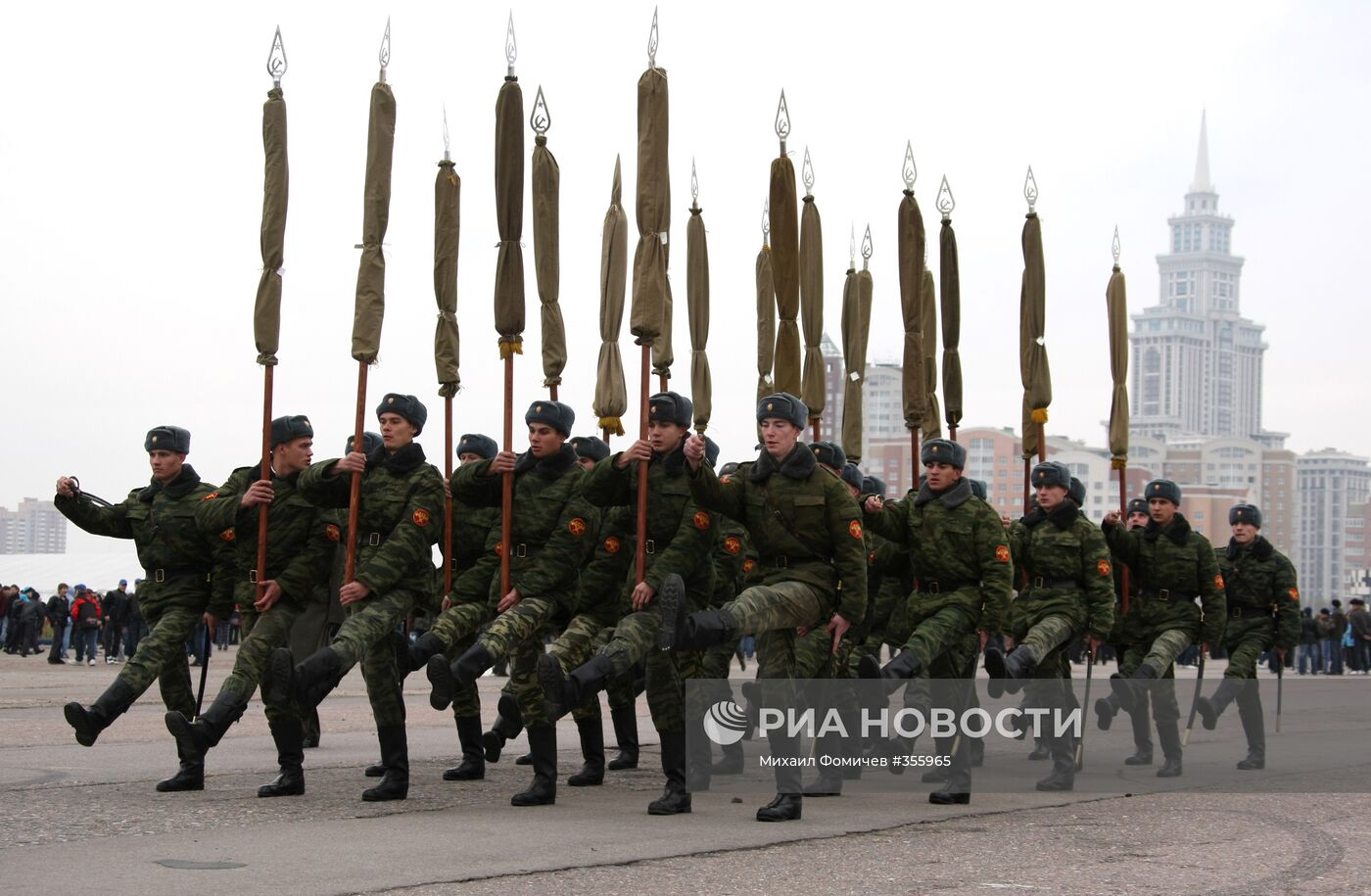 На Ходынском поле прошла репетиция парада