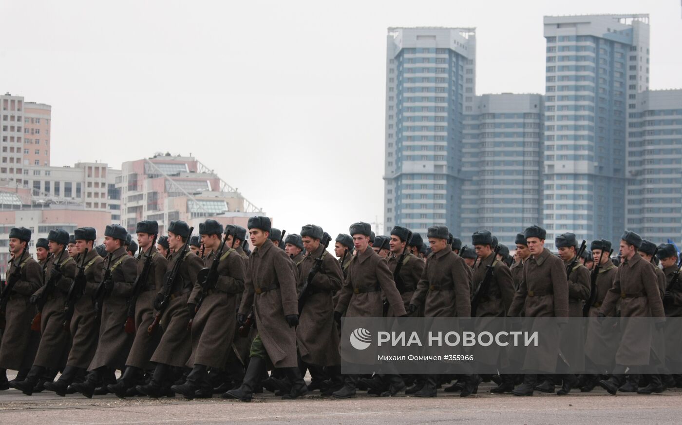 На Ходынском поле прошла репетиция парада