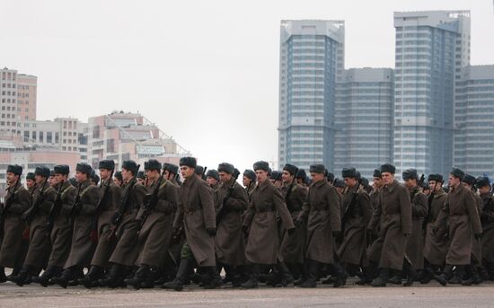 На Ходынском поле прошла репетиция парада