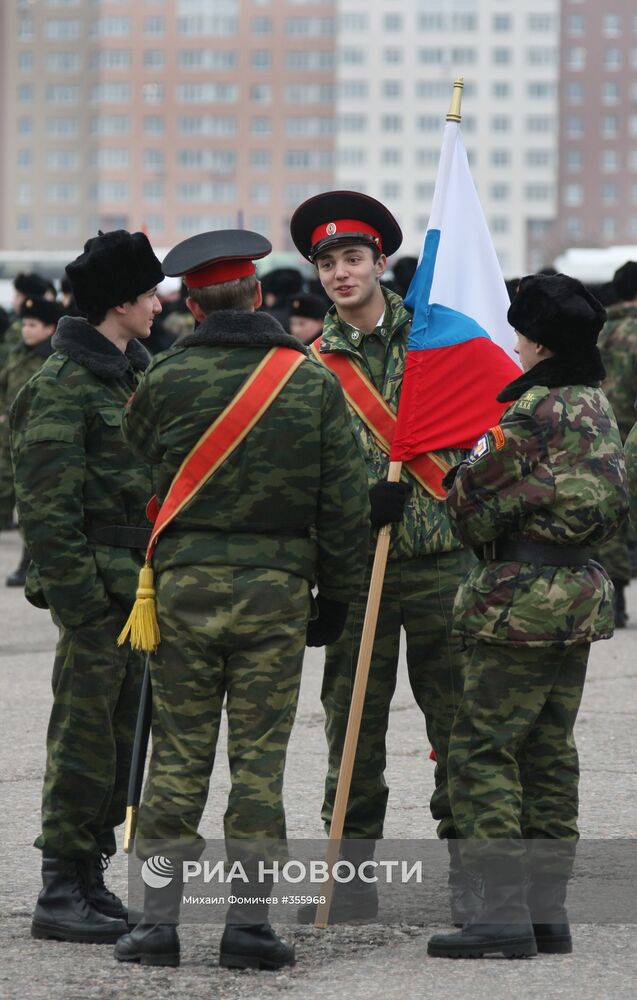 На Ходынском поле прошла репетиция парада