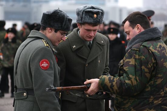 На Ходынском поле прошла репетиция парада