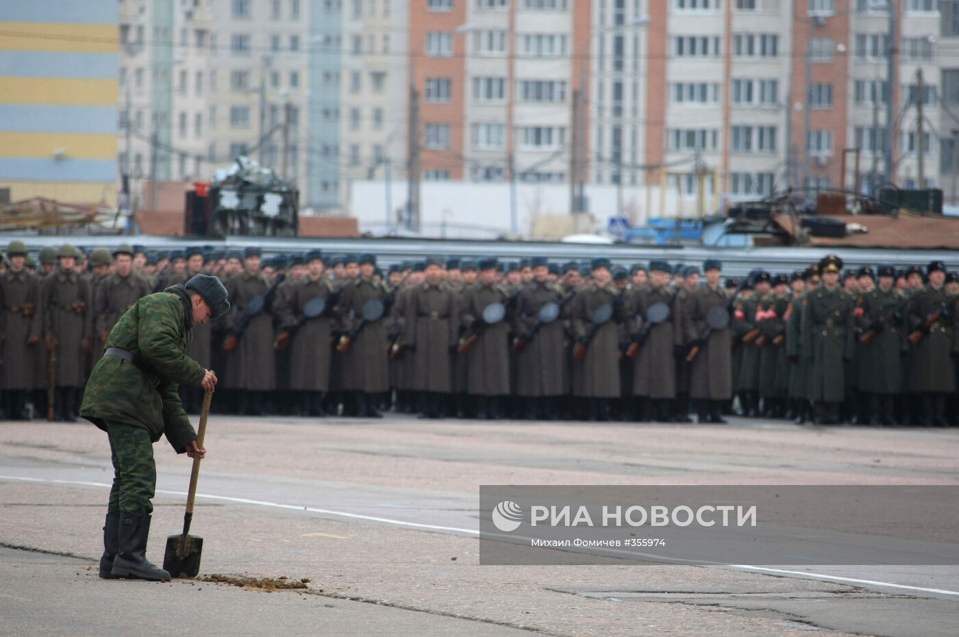 На Ходынском поле прошла репетиция парада