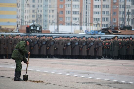 На Ходынском поле прошла репетиция парада