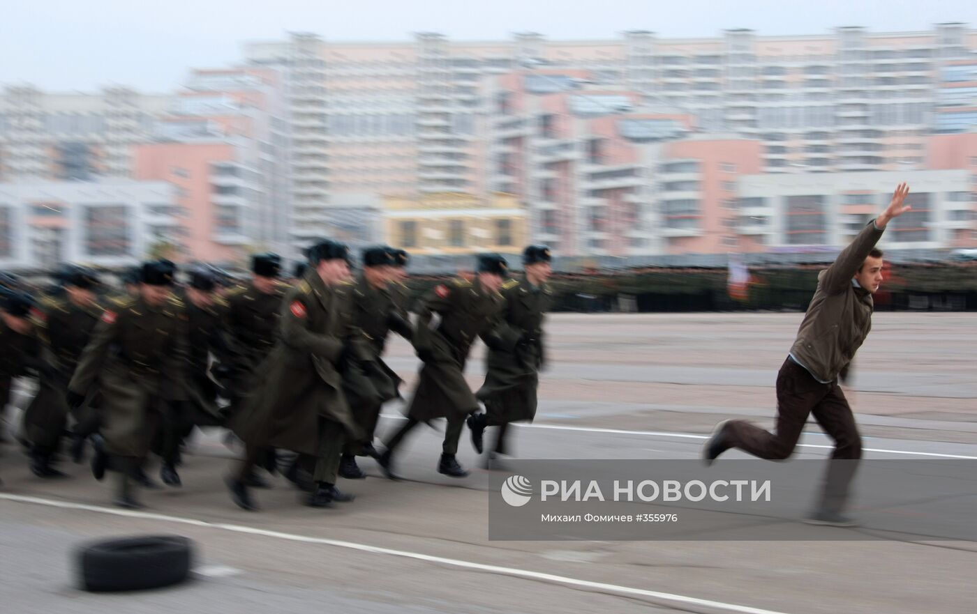 На Ходынском поле прошла репетиция парада
