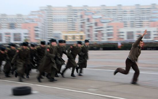 На Ходынском поле прошла репетиция парада
