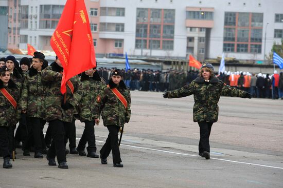 На Ходынском поле прошла репетиция парада
