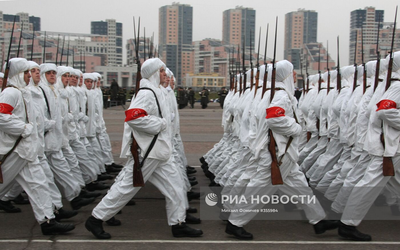 На Ходынском поле прошла репетиция парада