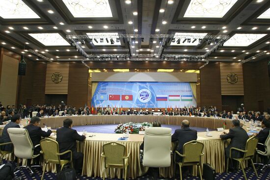 Заседание Совета глав правительств государств-членов ШОС