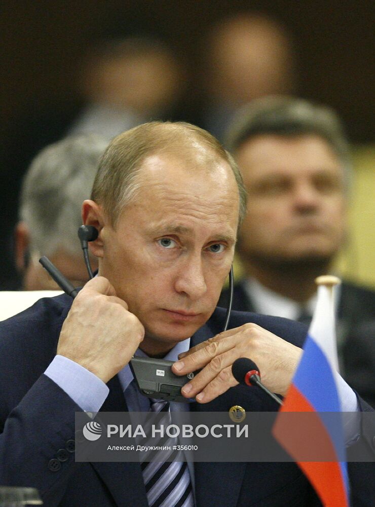 Рабочий визит премьера РФ В.Путина в Казахстан