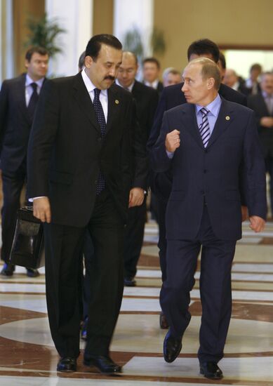 Встреча премьер-министров России и Казахстана
