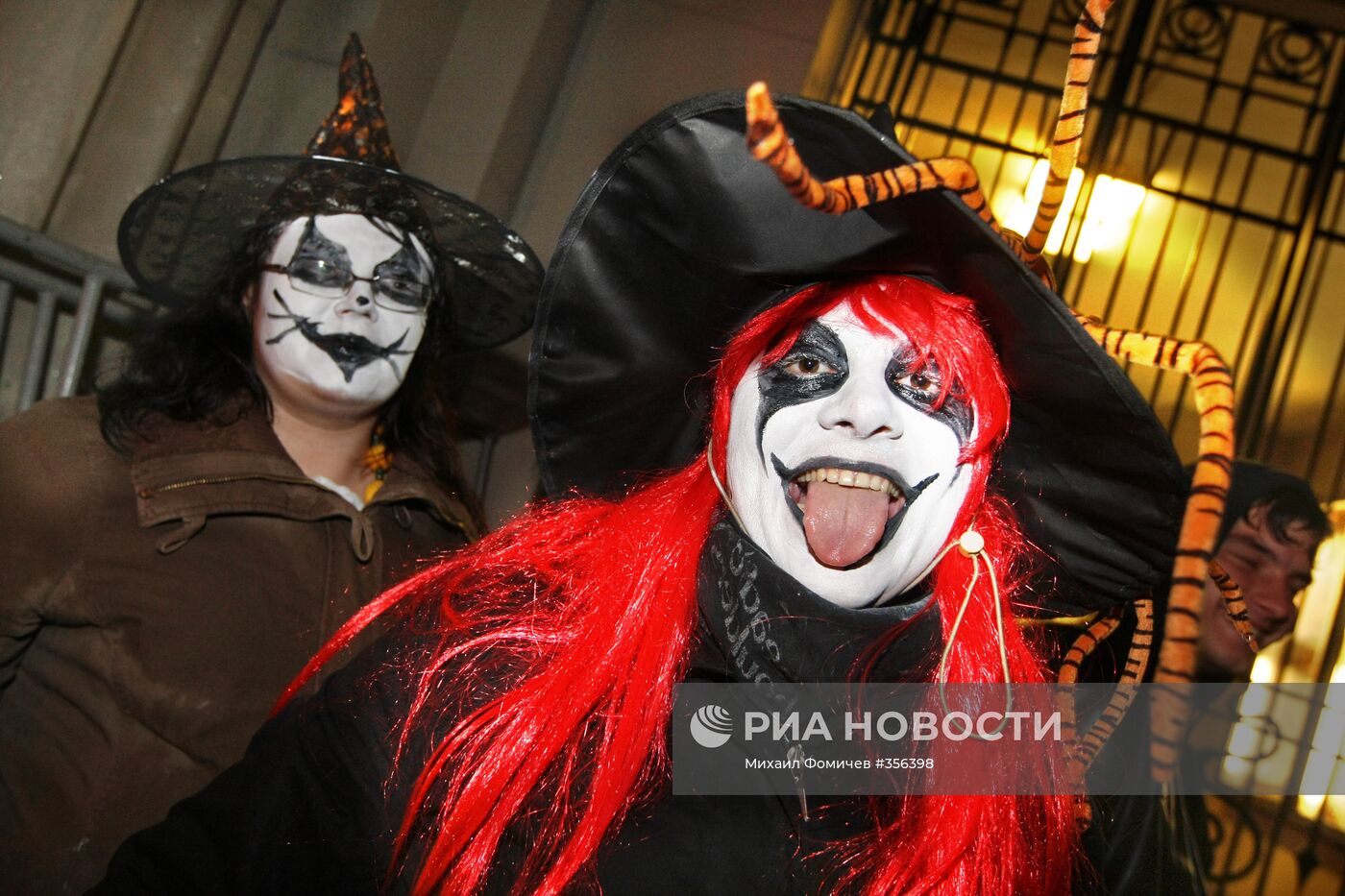 Празднование "Хэллоуина" в Москве