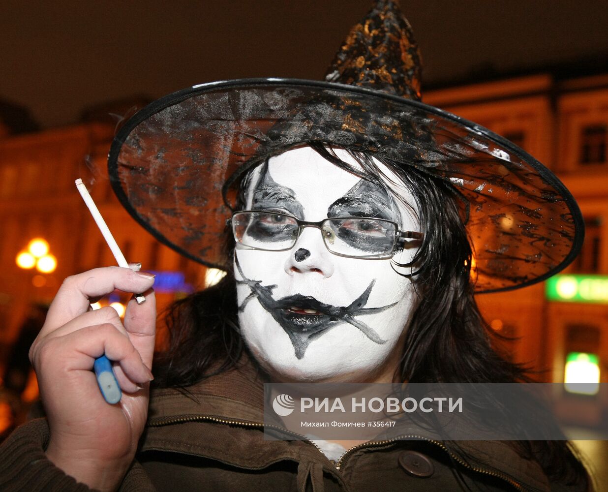 Празднование "Хэллоуина" в Москве