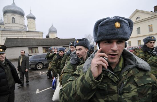 Призыв на военную службу в Великом Новгороде