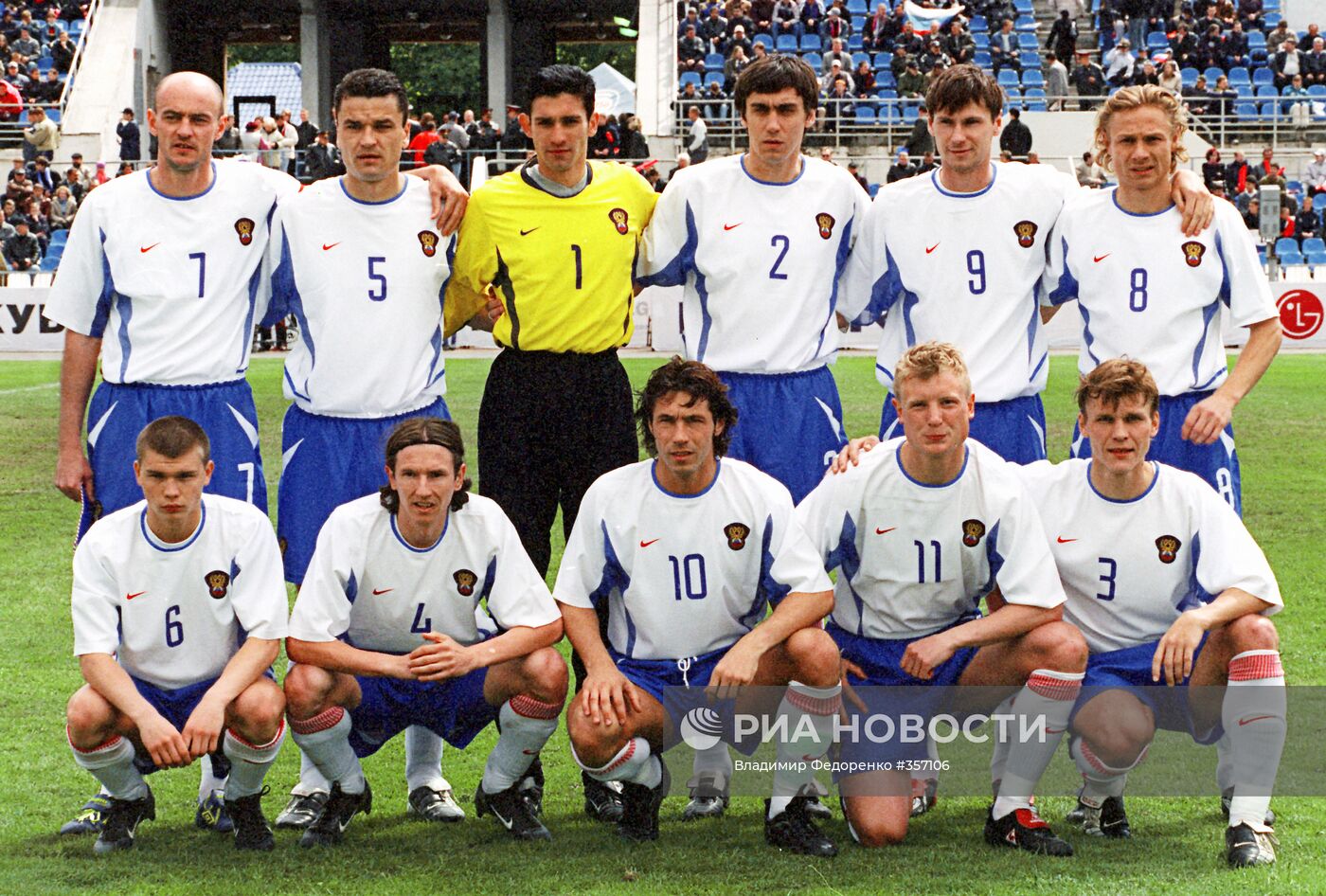 Сборная команда России по футболу 2002 года