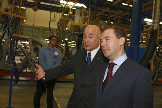 Открытие нового завода "Дженерал Моторс" в Санкт-Петербурге
