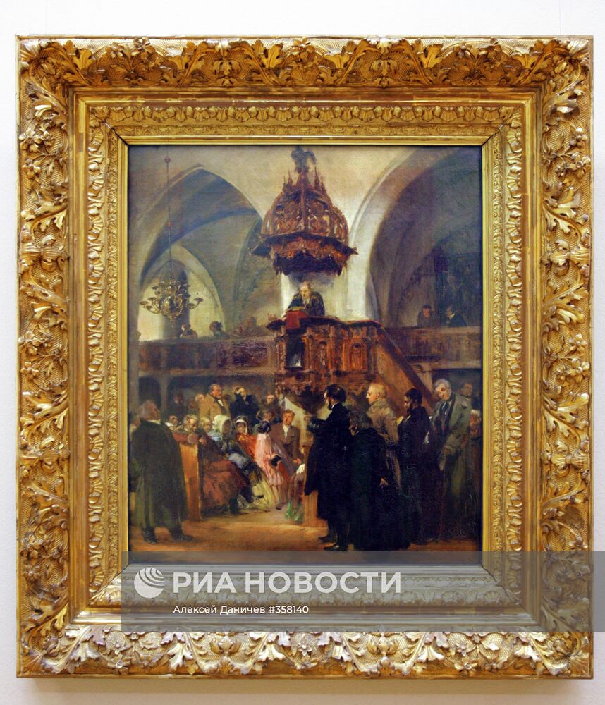 Выставка картин из Дрезденской галерии В Эрмитаже