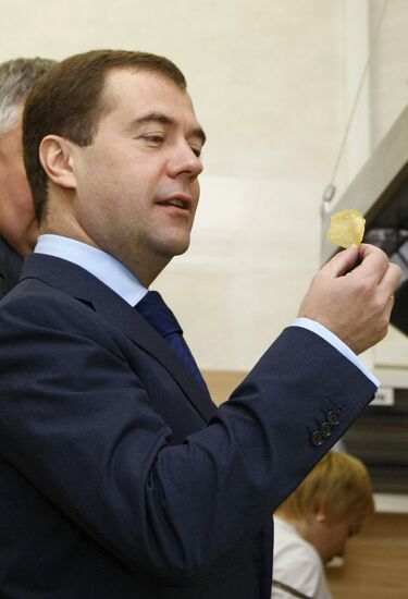 Рабочая поездка президента России в Дмитровский район