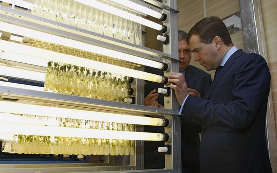 Рабочая поездка президента России в Дмитровский район