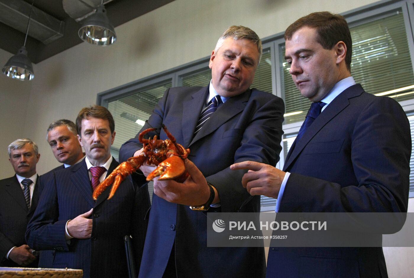 Рабочая поездка президента России в Дмитровский район