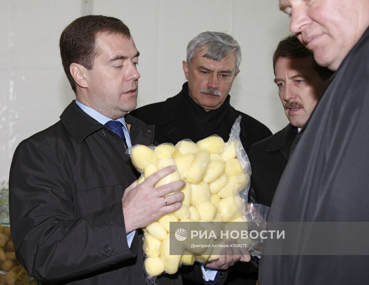 Рабочая поездка президента России в Дмитровский район