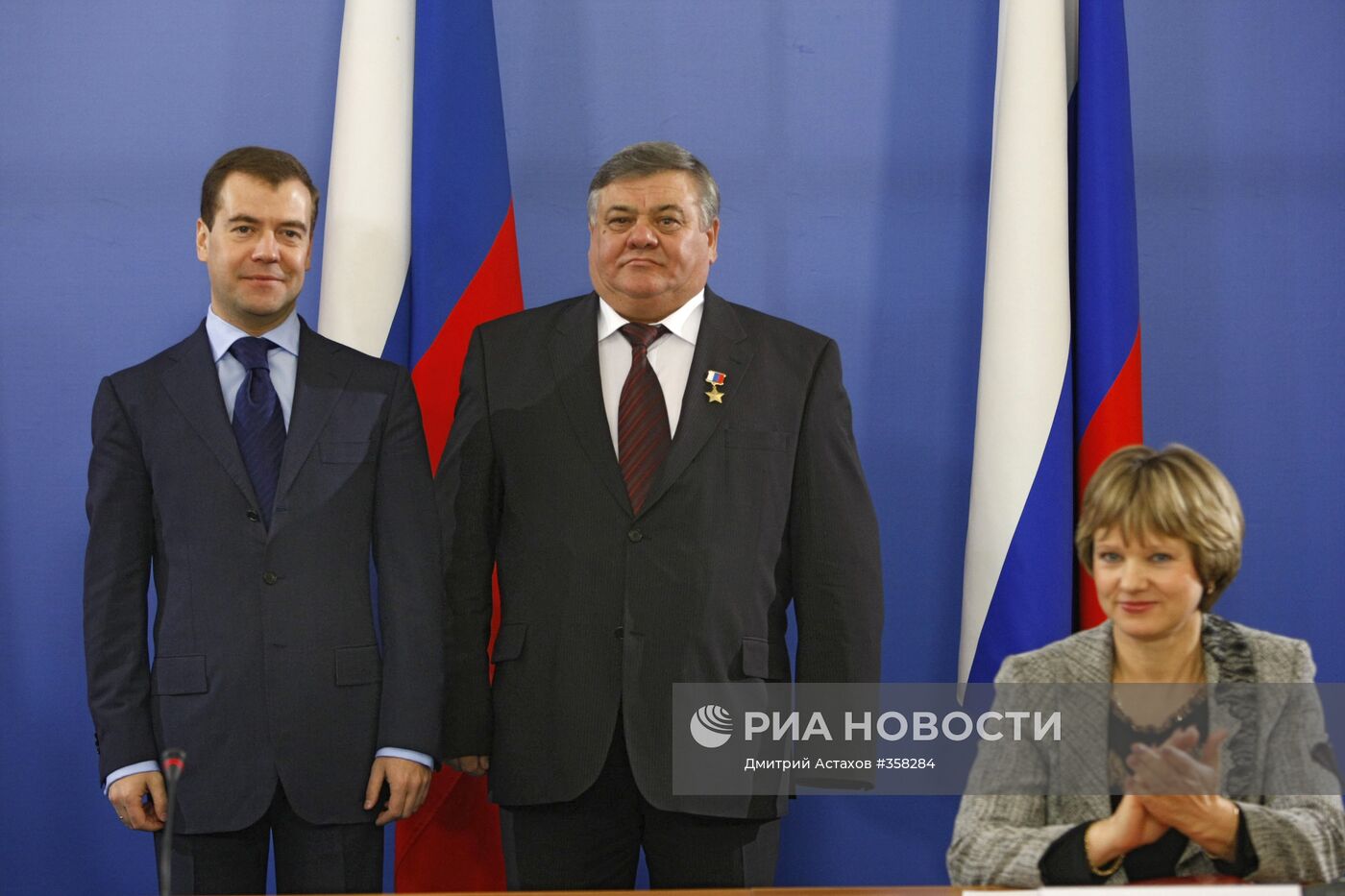 Рабочая поездка президента России в Дмитровский район