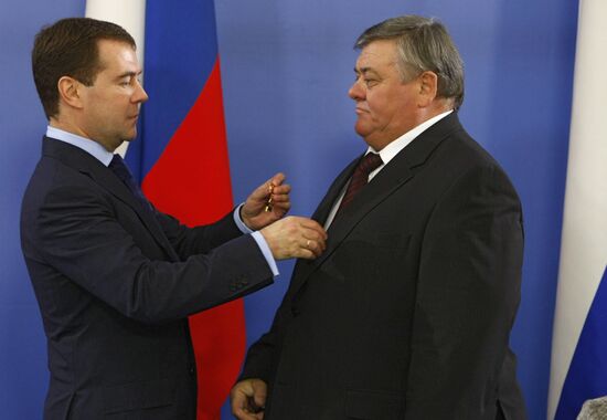 Рабочая поездка президента России в Дмитровский район