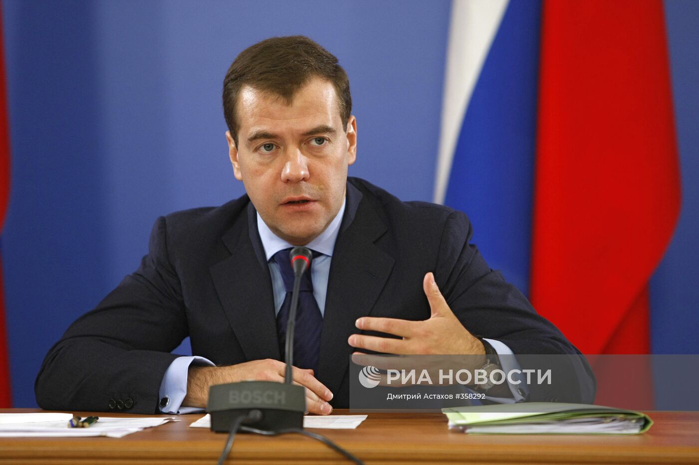 Рабочая поездка президента России в Дмитровский район