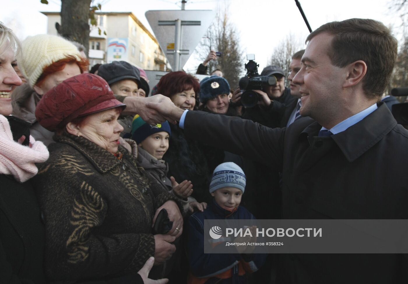 Рабочая поездка президента России в Дмитровский район