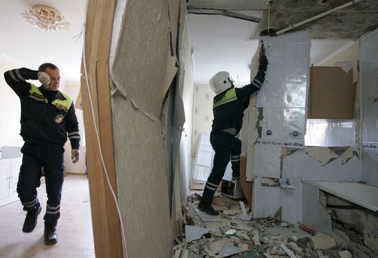 Взрыв бытового газа в квартире 9-этажного дома Ставрополя