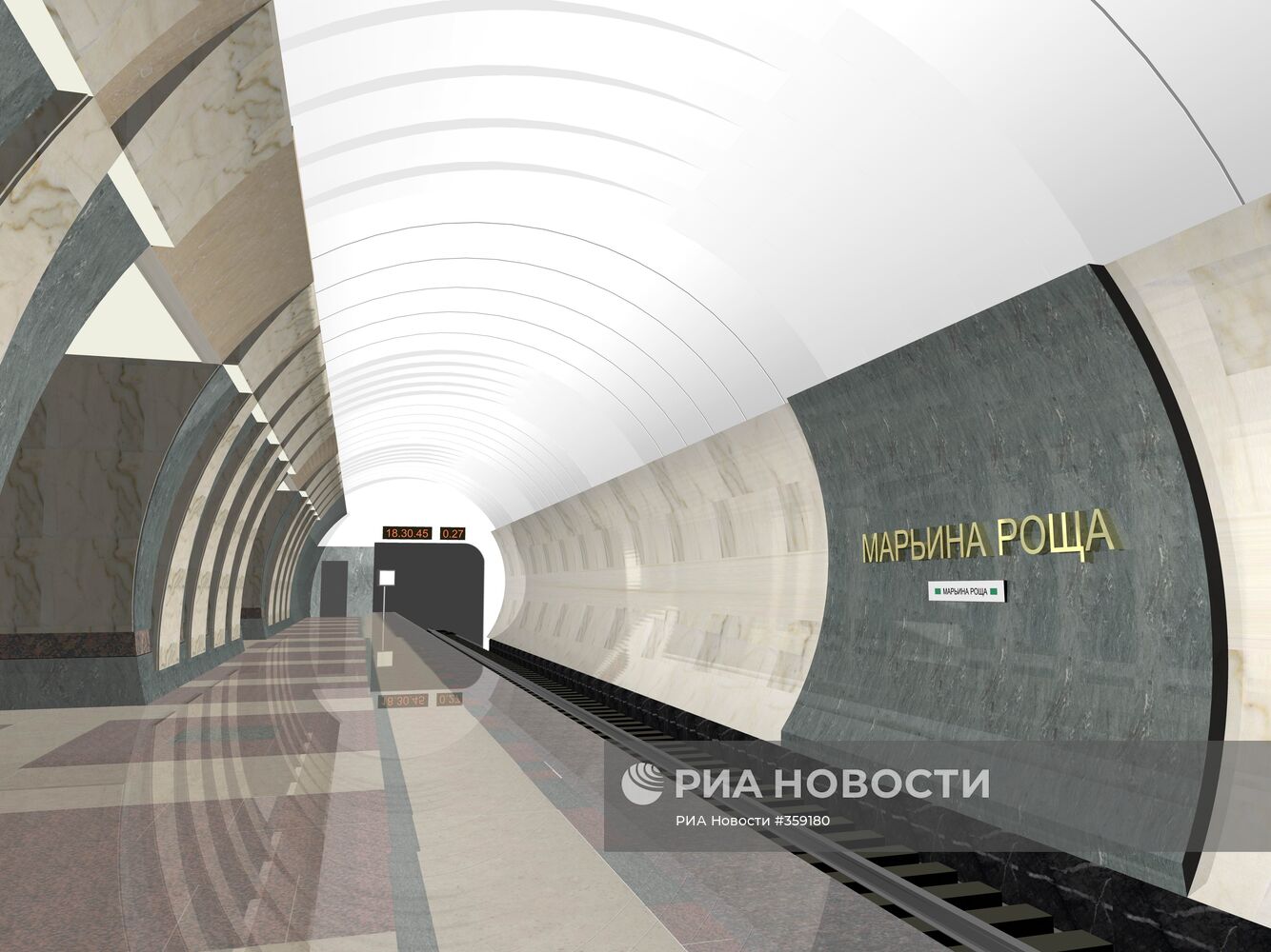 Представлены макеты строящихся станций метро