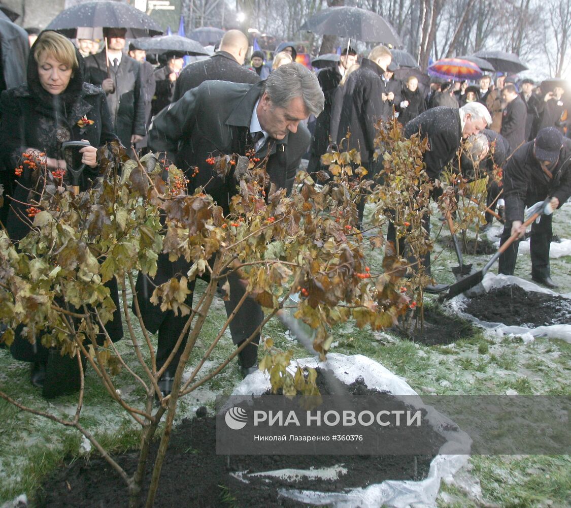 Мероприятия памяти жертв Голодомора прошли в Киеве