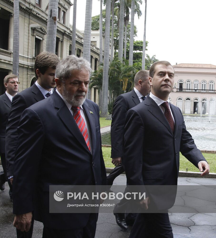 Продолжение официального визита президента России в Бразилию