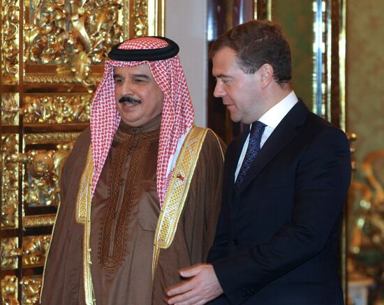 Встреча президента России с королем Бахрейна