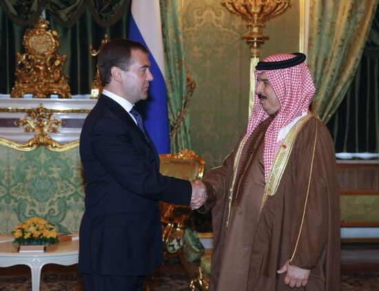 Встреча президента России с королем Бахрейна