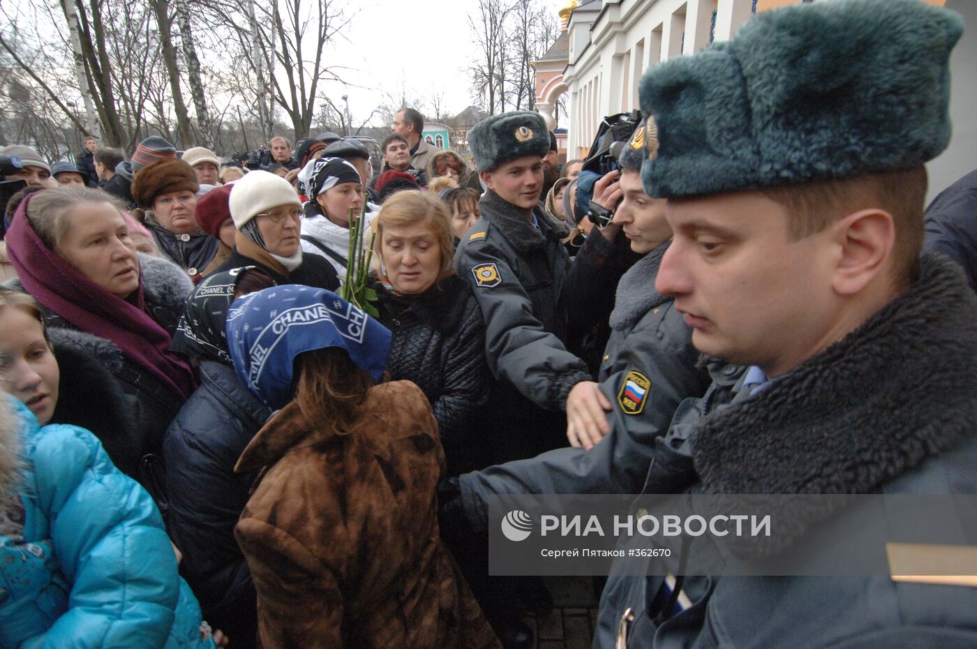 Церемония прощания с патриархом Алексием Вторым