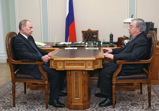 Встреча В. Путина с Е. Примаковым