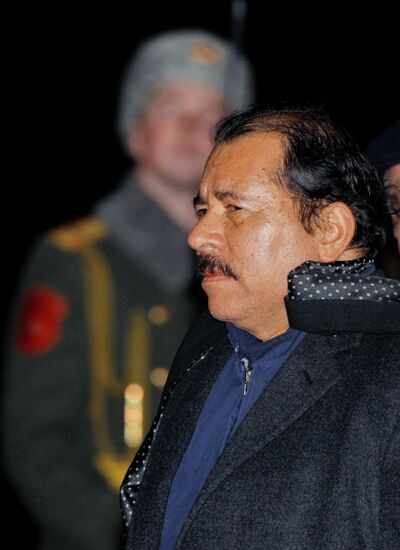 Президент Никарагуа Даниэль Ортега прибыл в Москву