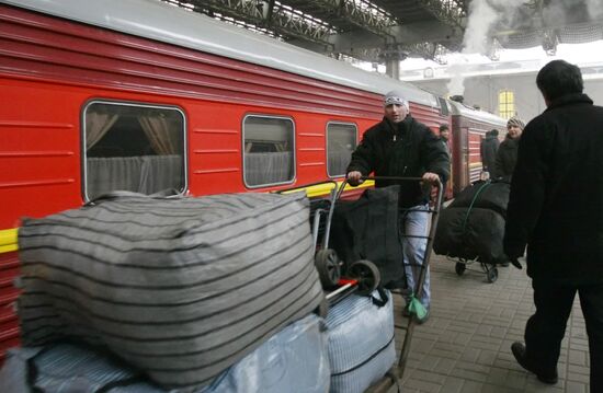 Работа московских вокзалов