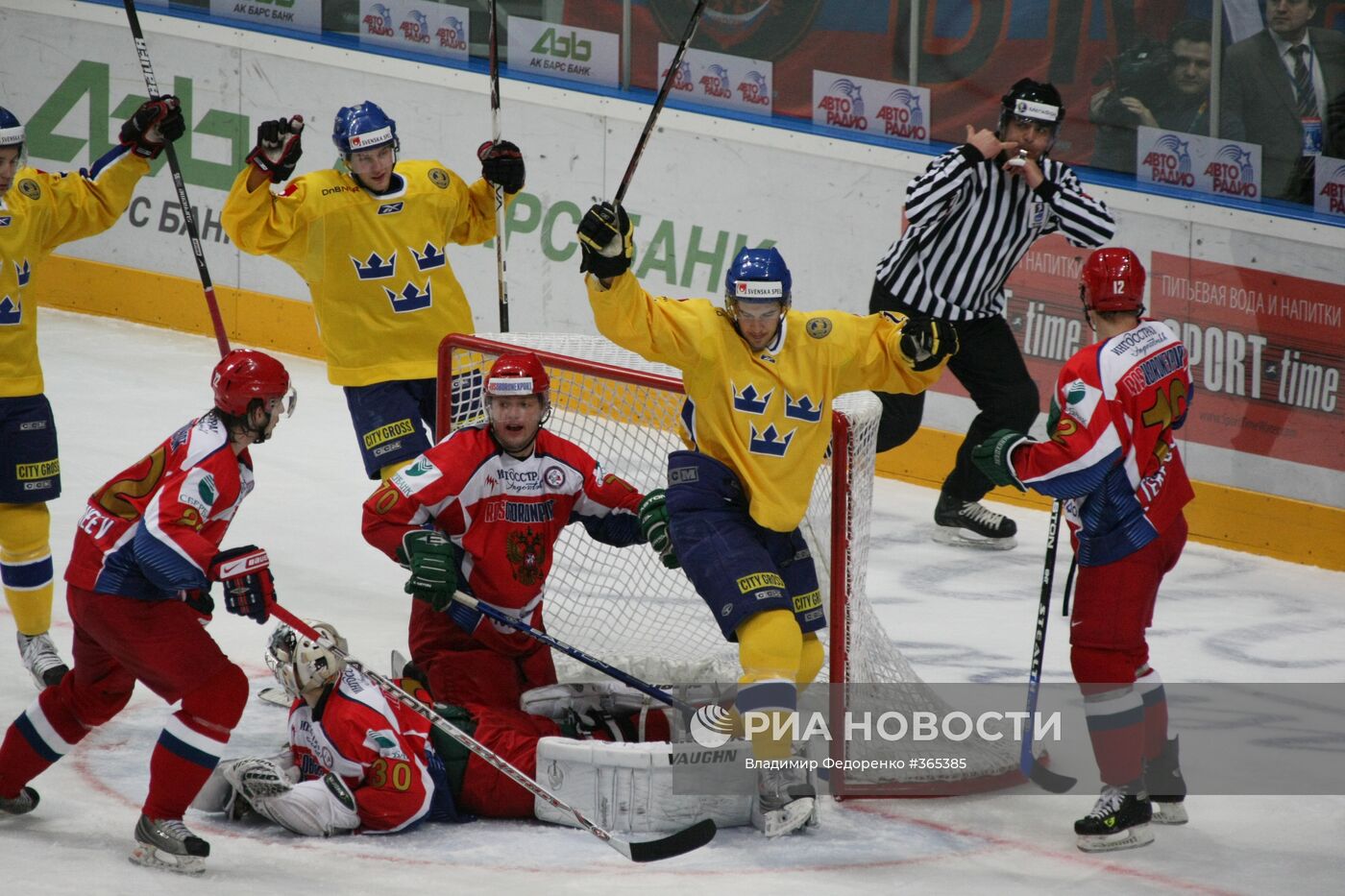Хоккей. Евротур. Россия - Швеция