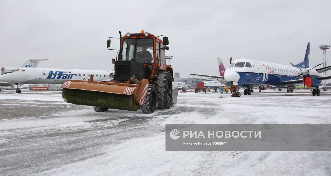 Работа аэропорта "Домодедово"
